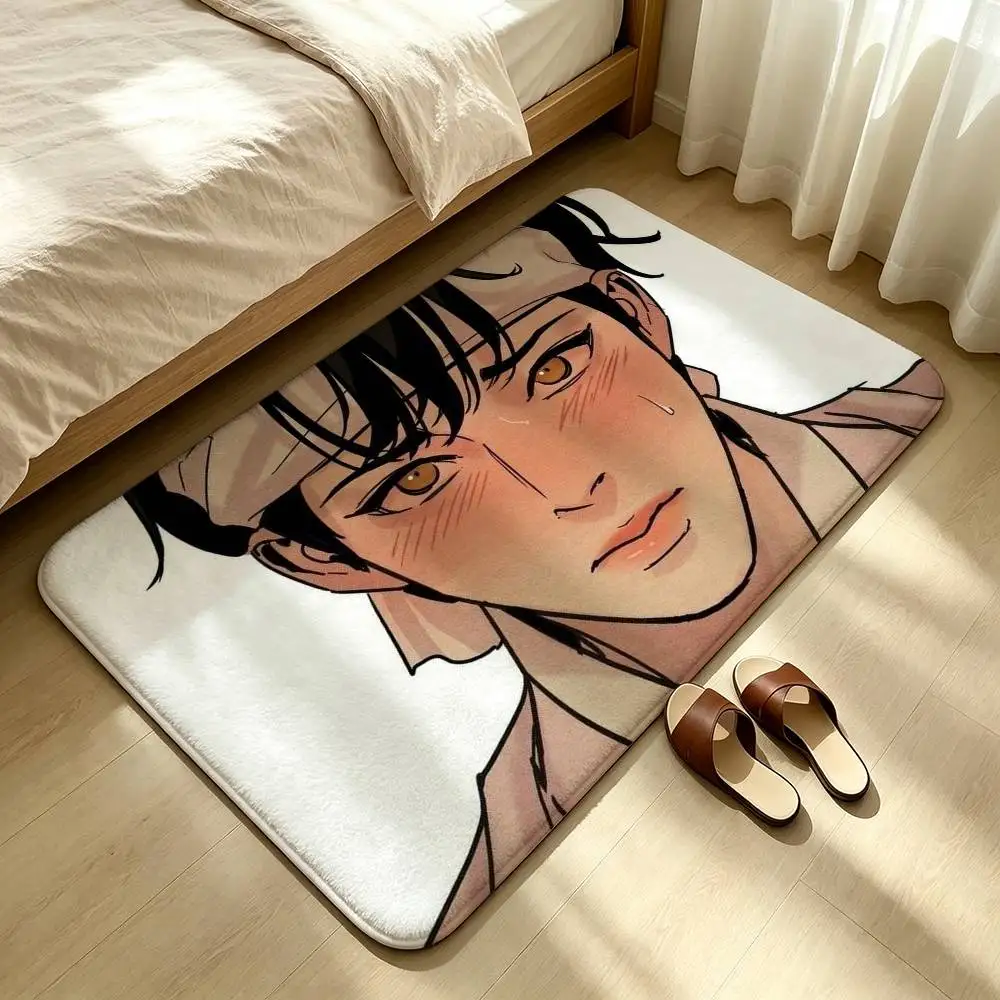 Nakyum Seungho Painter of the Night Shower Room Absorbent Small Floor Mat Soft Comfortable Decorative Foot Mat