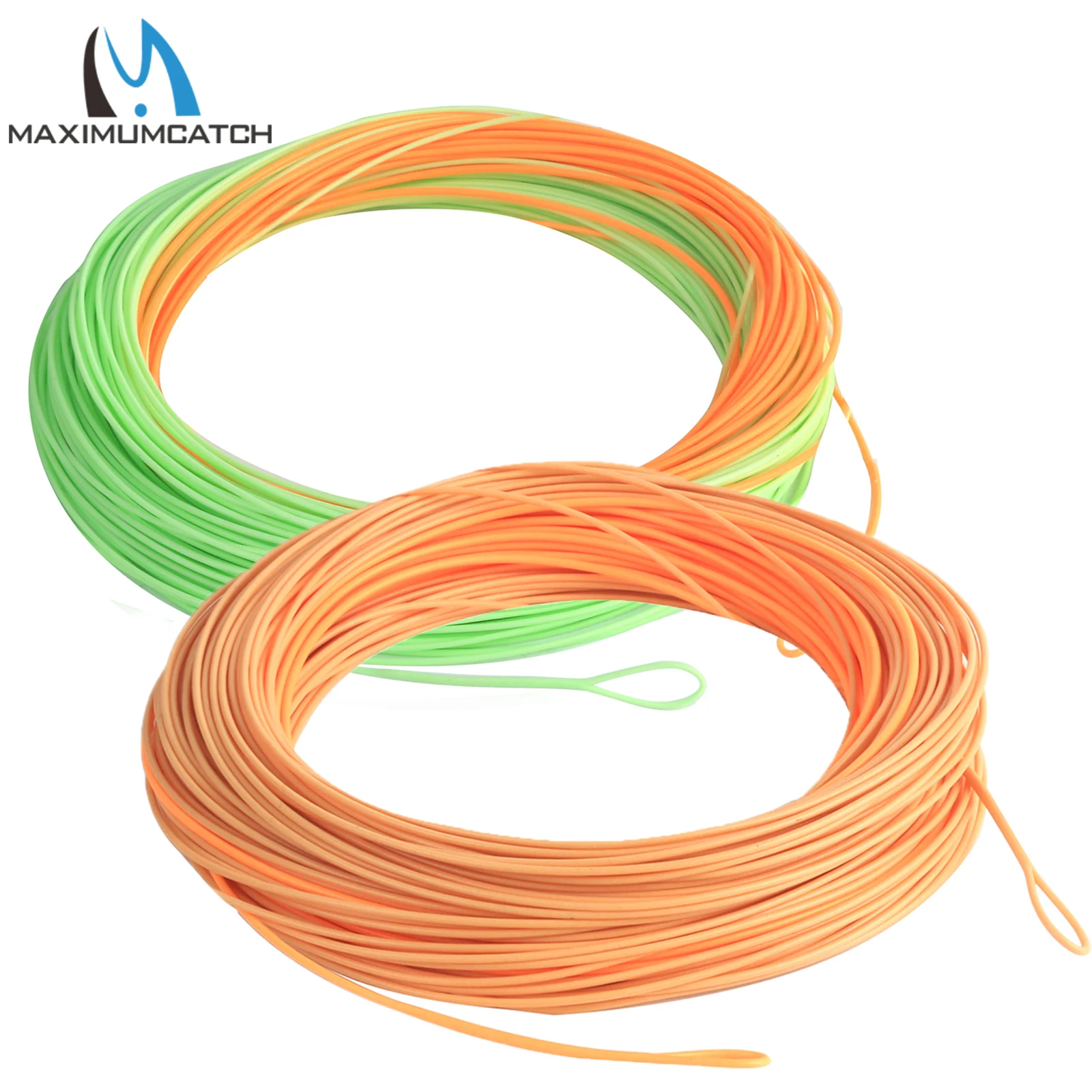 Maximumcatch ConnectCore Shooting Running Line 100FT 20/30LB Floating Weight Forward Fly Fishing Nymph Line with 2 Welded Loops