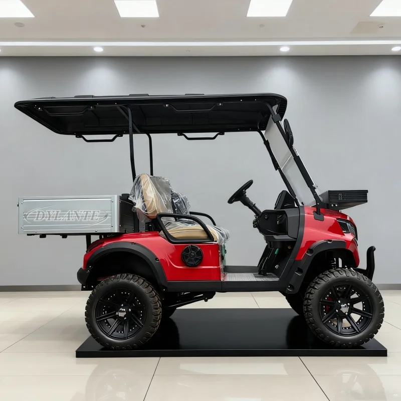 

4 6-местный внедорожник на солнечной энергии, 72 В, высококачественный электрический автомобиль для гольф-клуба, Китай, поставщик литий-кислотных аккумуляторов