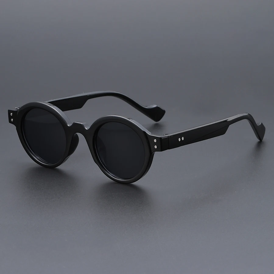 Supergroße runde Zierbrille im Retro-Stil, modische Brille für Herren und Damen