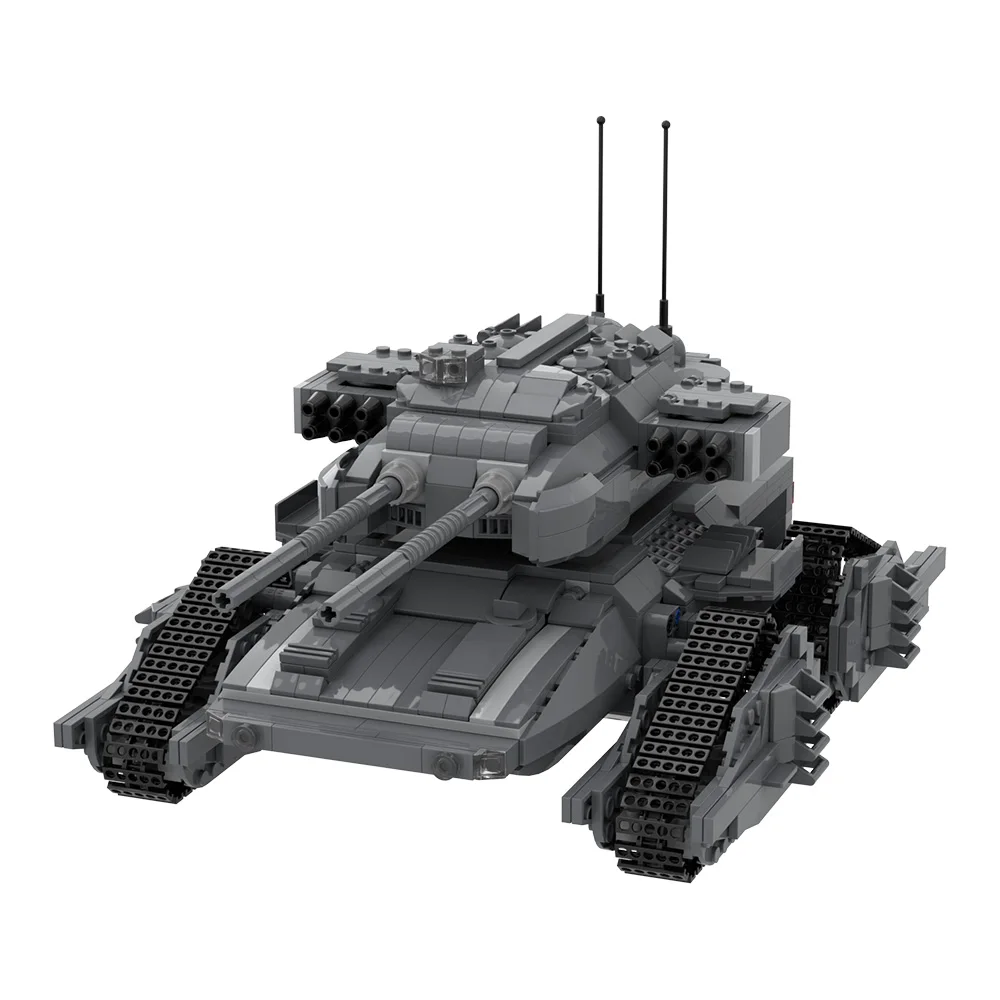MOC Goliaths Futuristic Tanks Building Blocks Model High tech Transport Battle Tank Bricks Assembled Toy for Children Gift