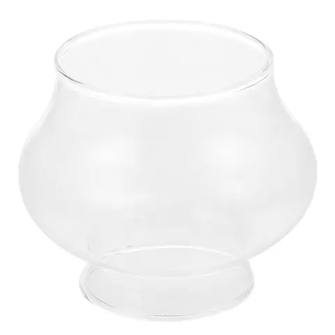 Glass Oil Lamp Cover Transparent Heat-Resistant Lamp Shade Bedroom Decorative Lighting Glass Lampshade