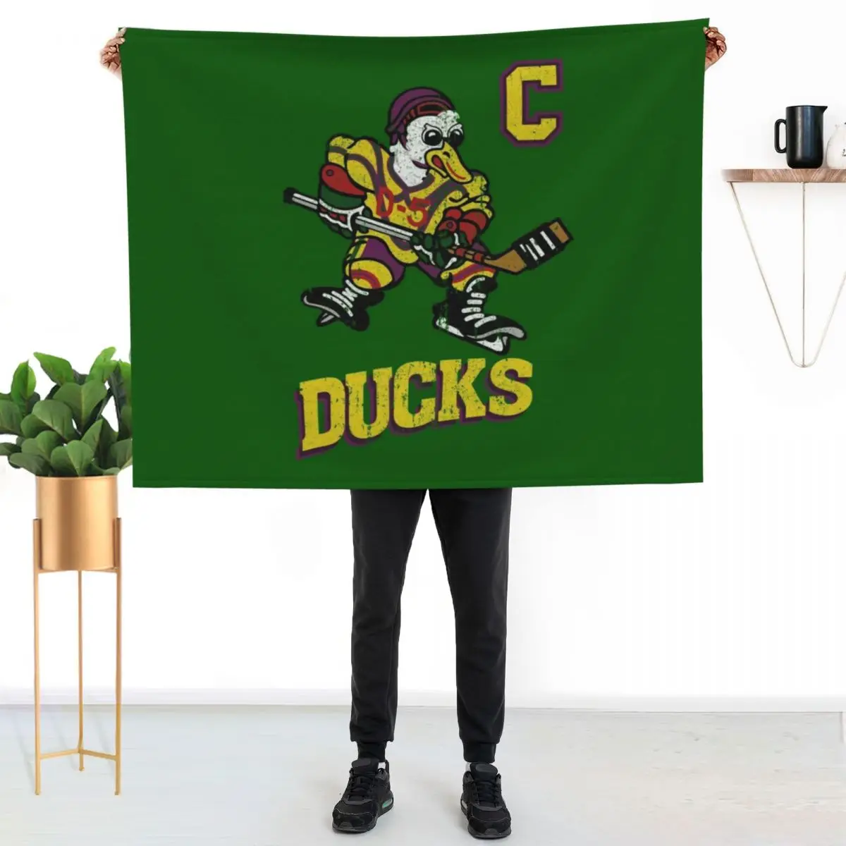 Ducks Captain Jersey Throw Blanket Tourist For Decorative Sofa Sofa Throw Softest Thin warm for winter Blankets