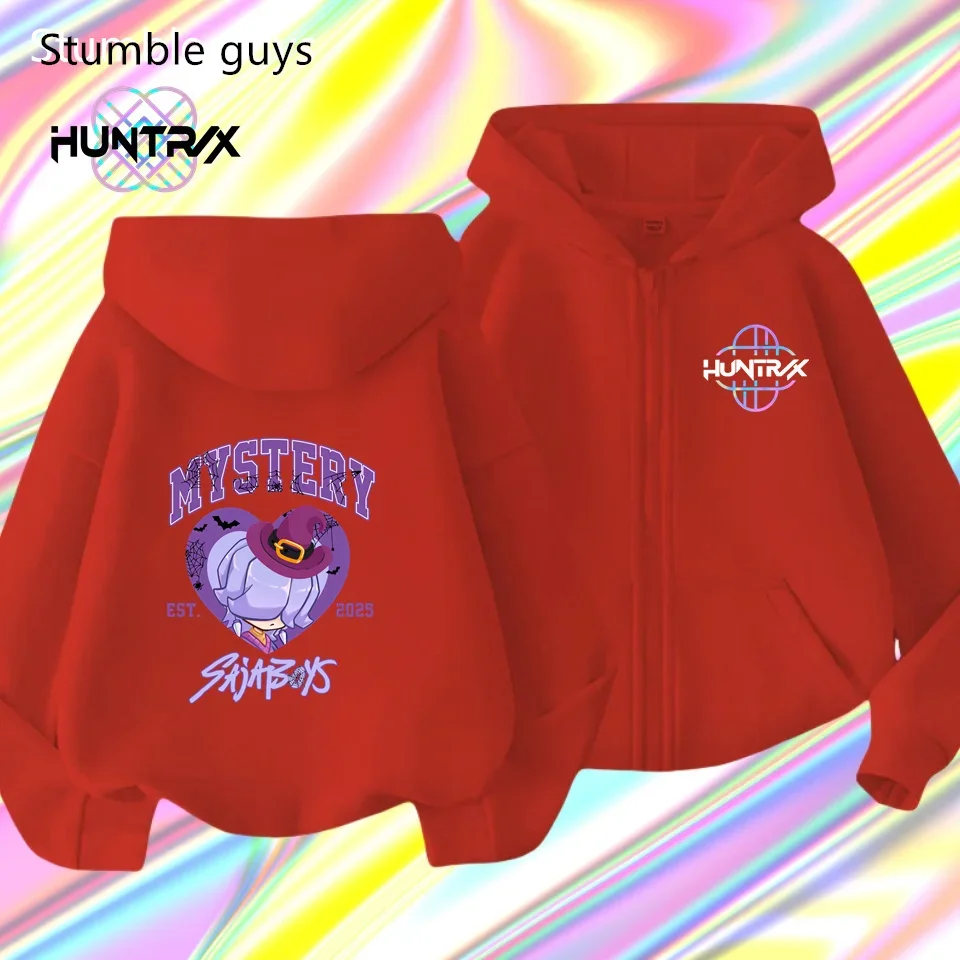 

Rumi Sweatshirt Pullover Cute Long Sleeve Autumn Boys Girls Cartoon Y2K Hoody Sportswear 2026 KPop Demon Hunters Zipper Hoodie