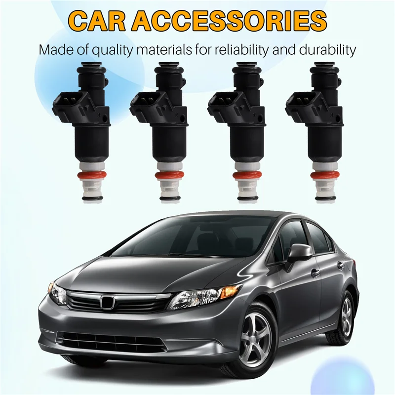 NEW-4 قطعة 16450-PNE-G01 جديد حاقن الوقود فوهة ل أكورا 02-04 RSX قاعدة 2.0L K20A3 #6