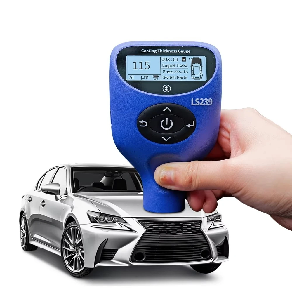 LS239 Upgrade Car Paint Tester High Precision Paint Meter Professional Coating Thickness Gauge