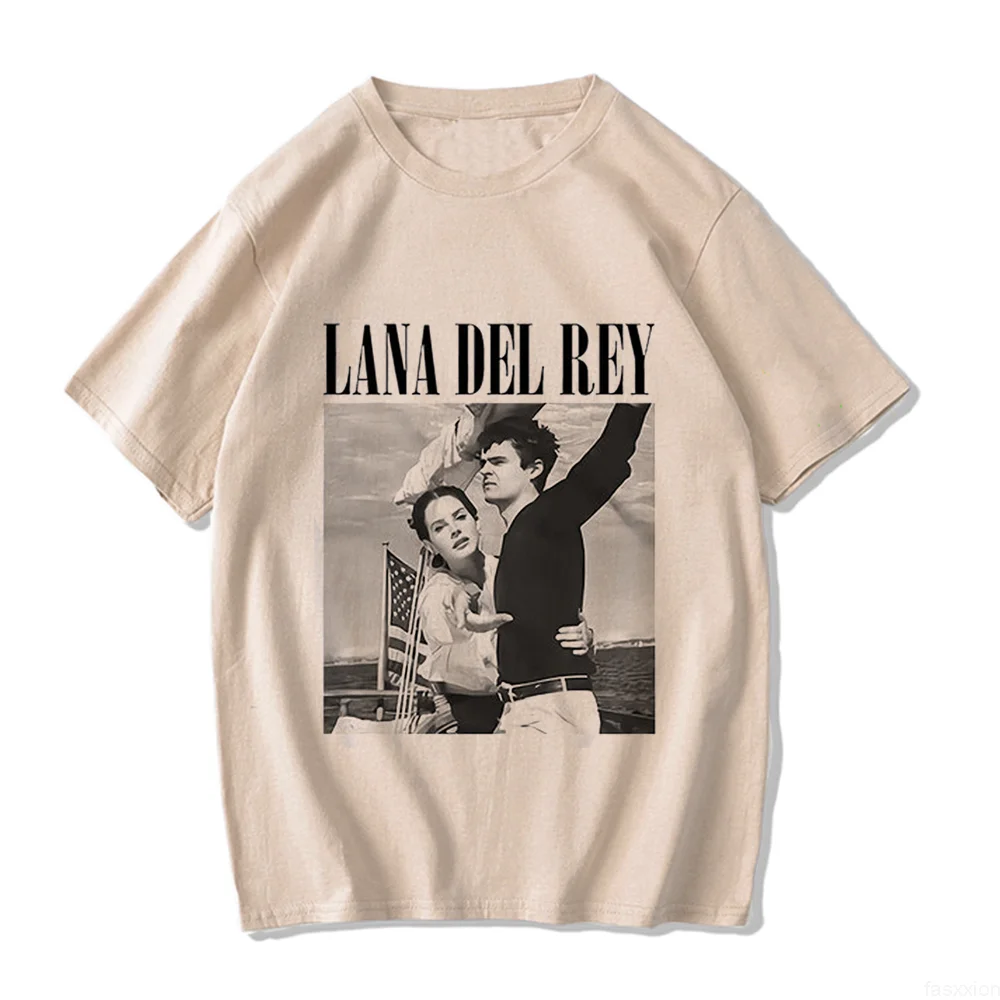 Lana Del Rey Ldr Sailing High Quality Cotton EU size tshirt anime designer men t shirt Japanese manga unisex clothes