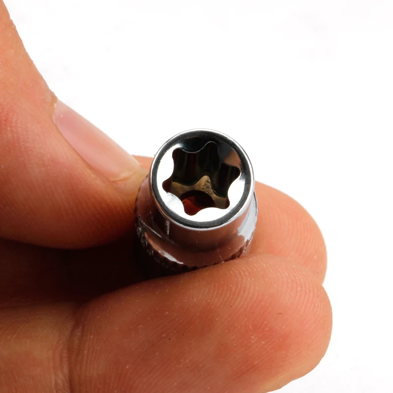 Imagem -03 - Torx Star Bit Soquete Grupo tipo e Ferramentas de Reparo Manual e4 e5 e6 e7 e8 Pcs Drive