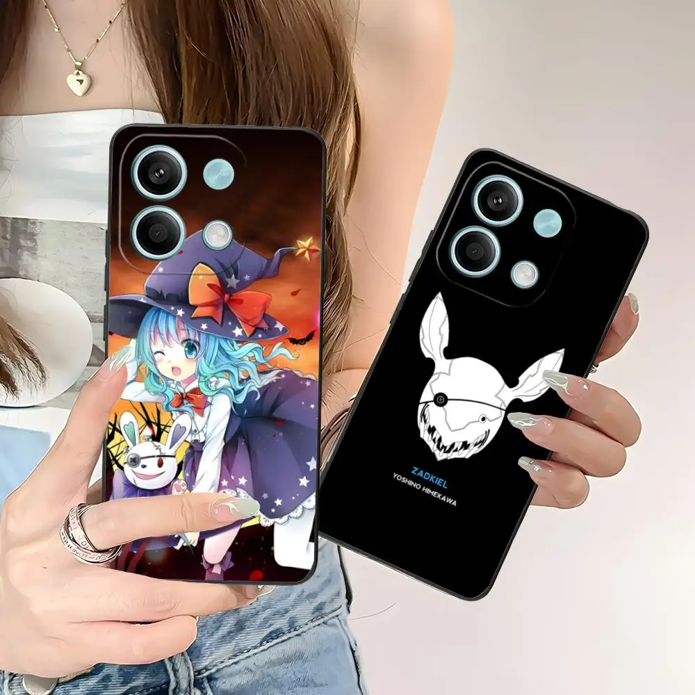 تاريخ لايف يوشينو قضية الهاتف المحمول ل POCO M7 M6 M5 M4 M3 X7 X6 X5 X4 X3 Pro GT 5G غطاء الطباعة الملونة غطاء جميل