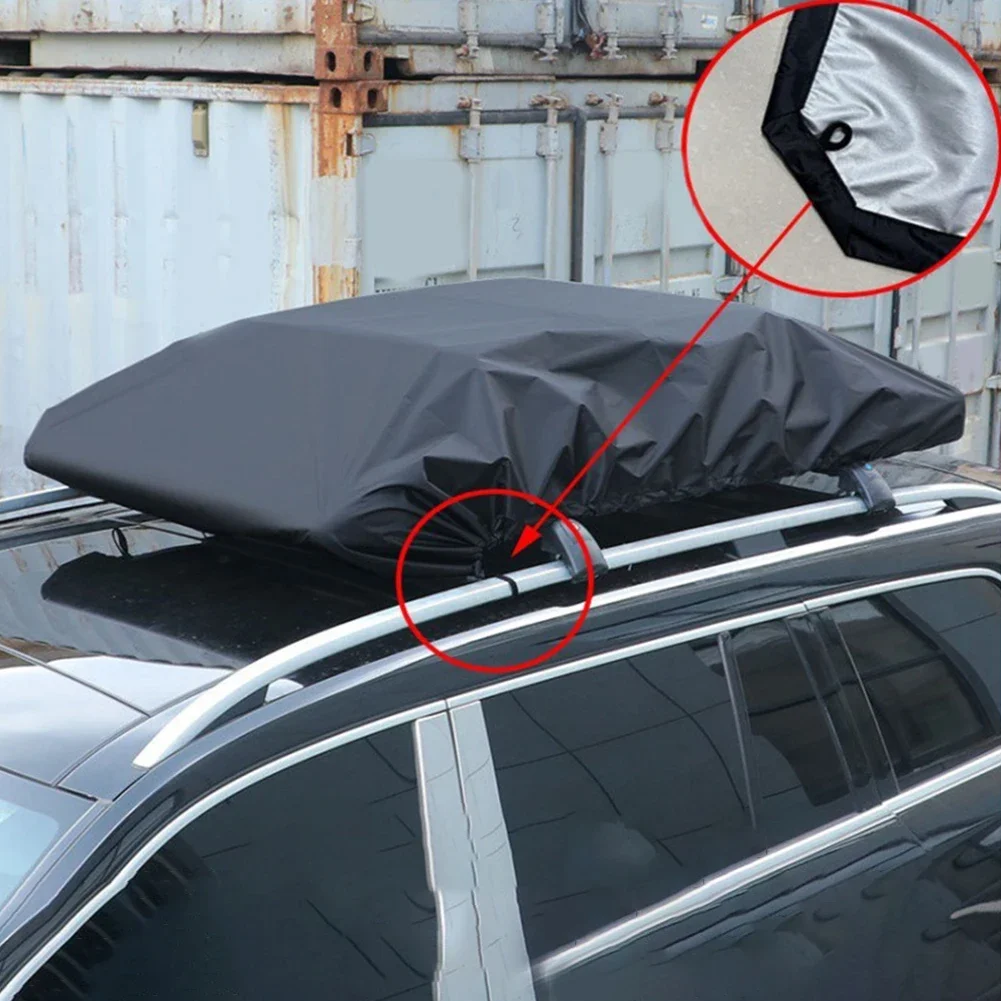 

Car Roof Rack Cover Rooftop Cargo Protector Lightweight Sun Shade Dustproof Waterproof UV Protection Travel Storage