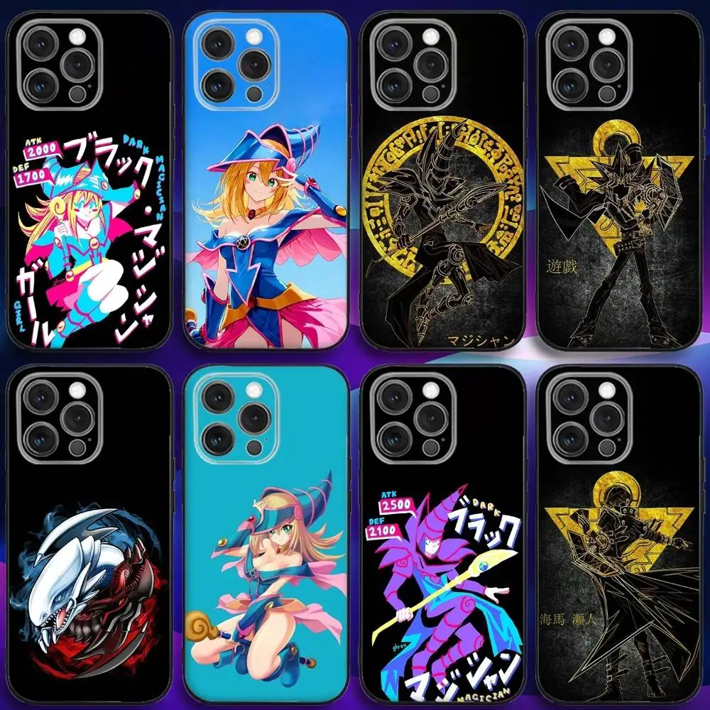

Anime Y-Yu Gi Oh Yugioh Phone Case For iPhone 16e,16,15,14,13,12,11,Pro,X,XS,Max,XR,Plus,Mini Soft Black Cover