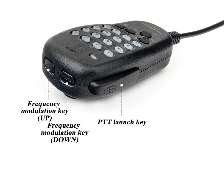 GUOHETEC Multifunctional Digital Hand Microphone For PMR-171/Q900 High Quality Short-wave Radio Handheld Microphone