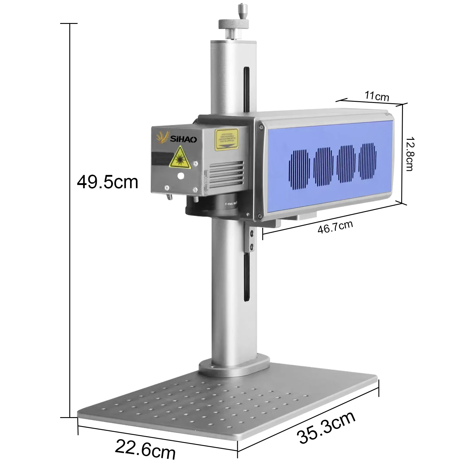 

SIHAO Semi-automatic&Automatic Flying Laser Marking Machine for Production Line Nameplate Engraving