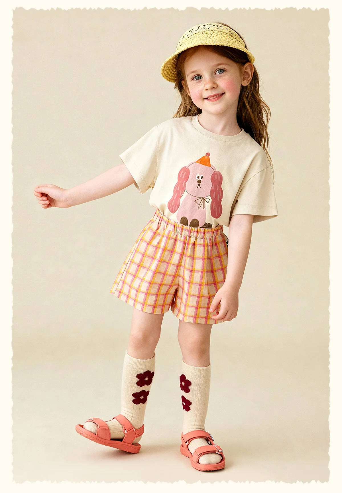 Amila 2026 Sommer-Kindershorts, energiegeladene, vielseitige Stile, Vintage-Kontrastfarbe, vielseitige, modische Freizeitshorts – Detail 19