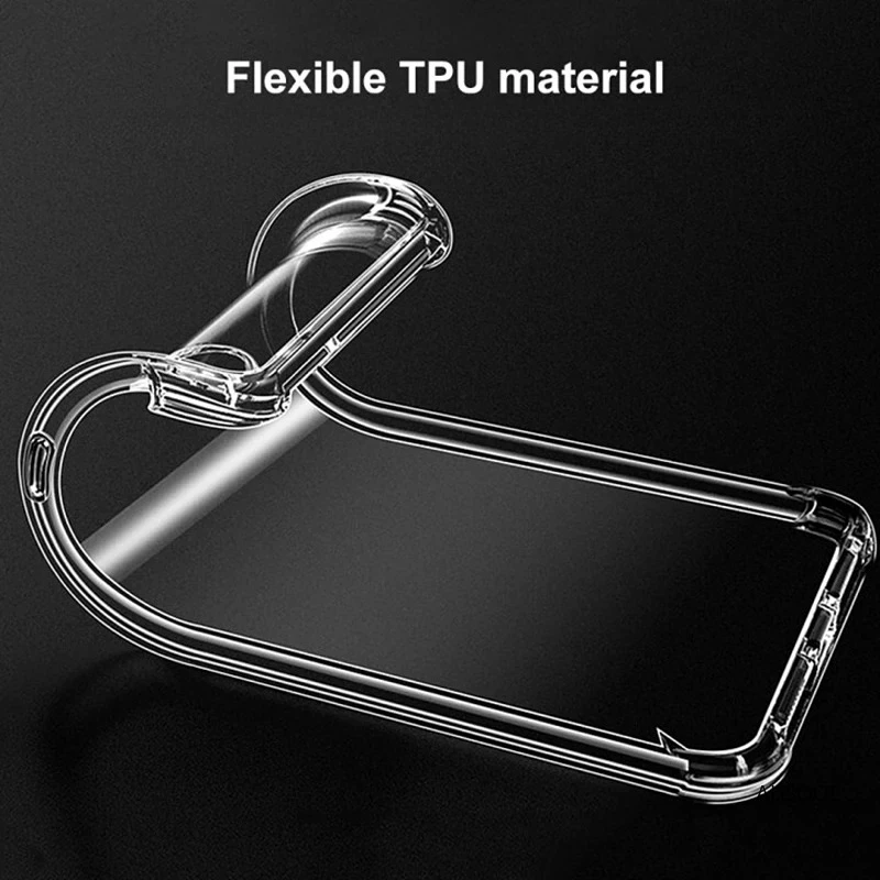 TPU Transparente Abdeckung für T-Mobile Revvl 8/8 Pro 5G Fall Vier-Krümmer Stoßfest Telefon Schutzhülle Fundas capa Coque