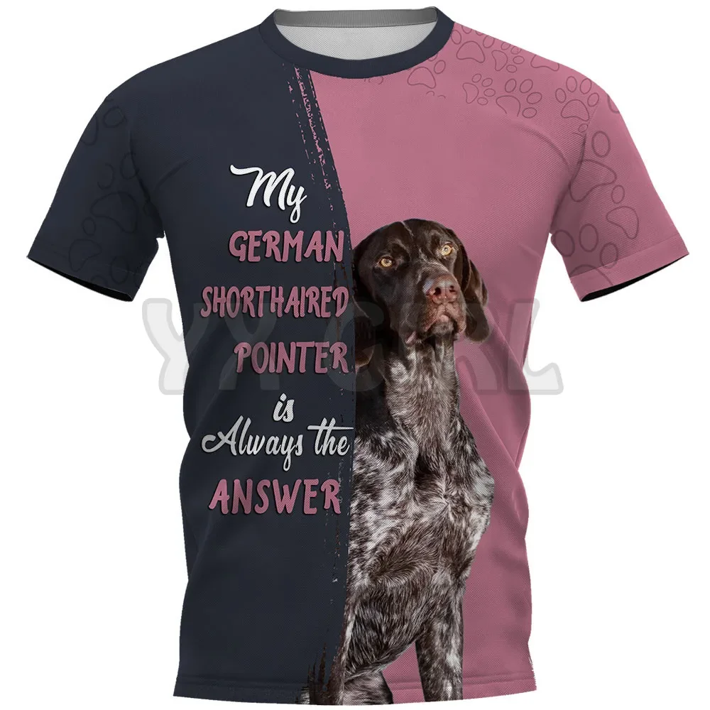 2022 Summer Fashion Men My Beagle Is Always The Answer 3D All Over Printed T Shirts Funny Dog Tee Tops shirts Unisex Tshirt