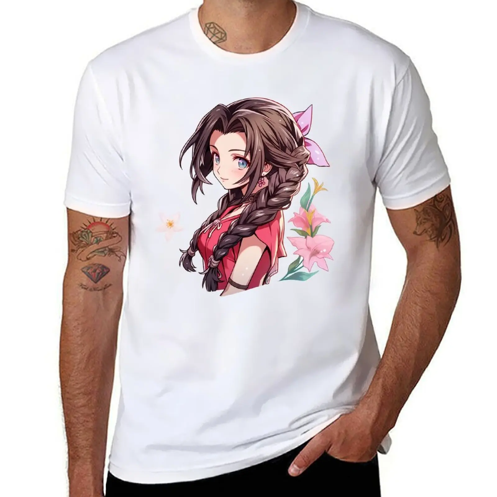 

Aerith T-Shirt t shirts for man slim fit t shirts for man cotton T-Shirt
