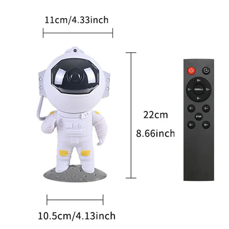 Sterprojector Galaxy Nachtlampje Astronaut Nebula Galaxy Verlichting Ruimte Slaapkamerprojector Sterrennevel voor kinderen Volwassenen Geschenken