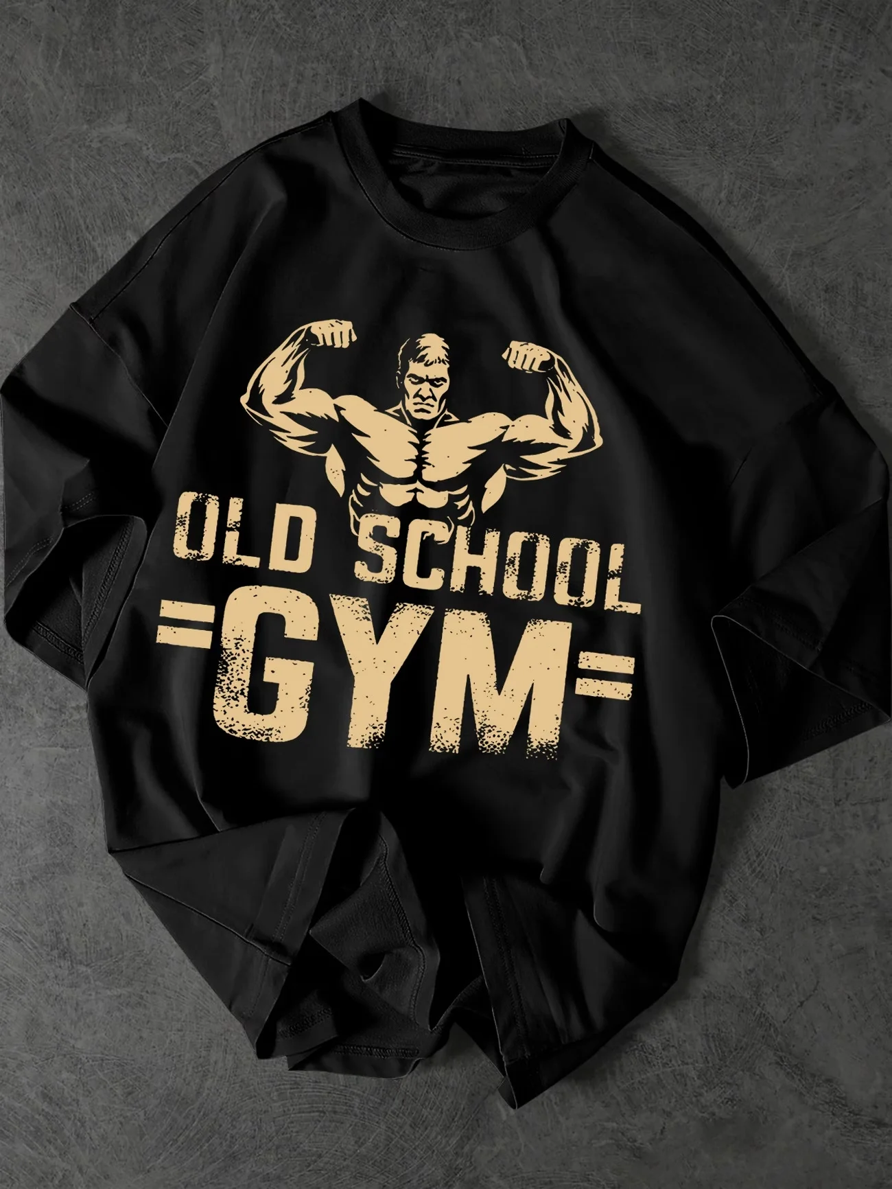 Old School Gym Aesthetic POWER GYM Men's T Shirt Tee Women Cotton Summer Spring Oversize Novelty  Loose Top Fitness Lovers Gifts