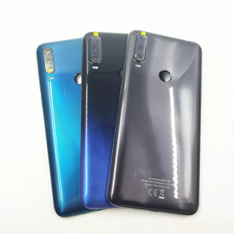 New Rear Housing For Alcatel 3L 2020 5029 5029Y 5029D Back Cover Repair Replace Battery Door Case +Camera Lens