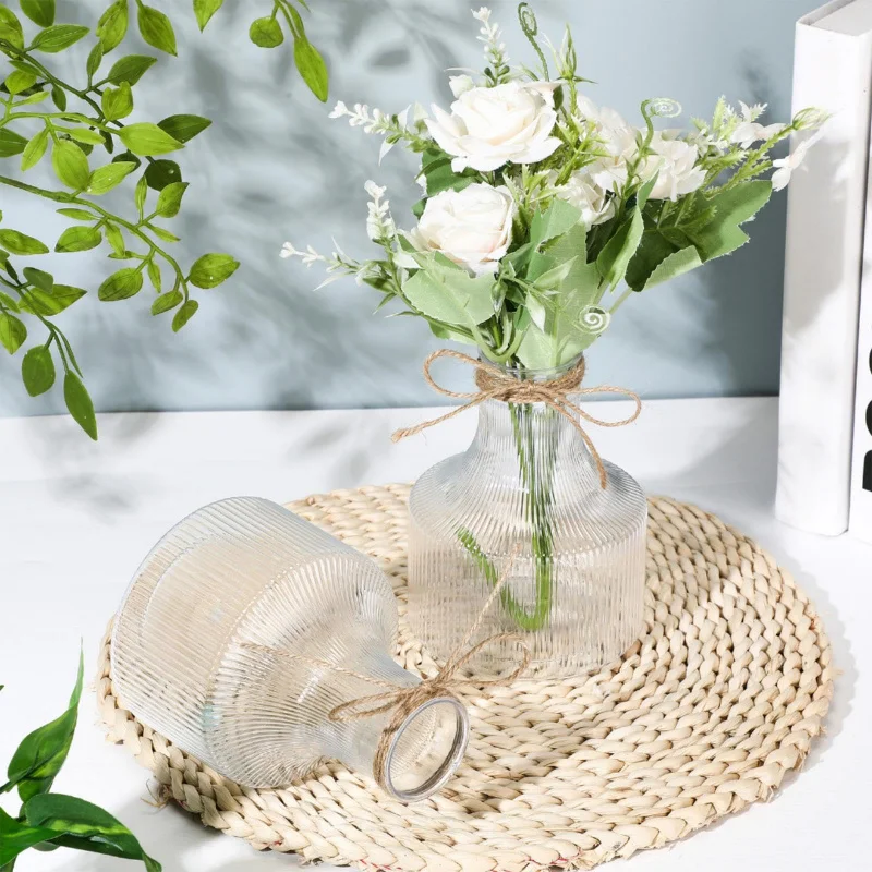 High quality mountain stream style plastic vase, transparent vase, suitable for table decoration, wedding, home, table decoratio