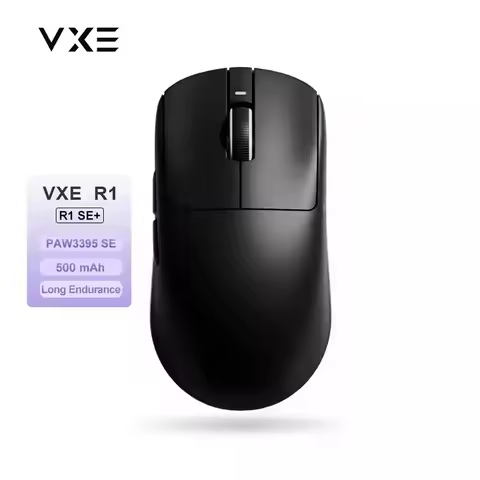 Mouse Gamer Bluetooth ATK VXE R1 Pro MAX Dragonfly R1 PAW3395 2.4G Sem Fio para E-sports Recarregável Leve Ergonômico