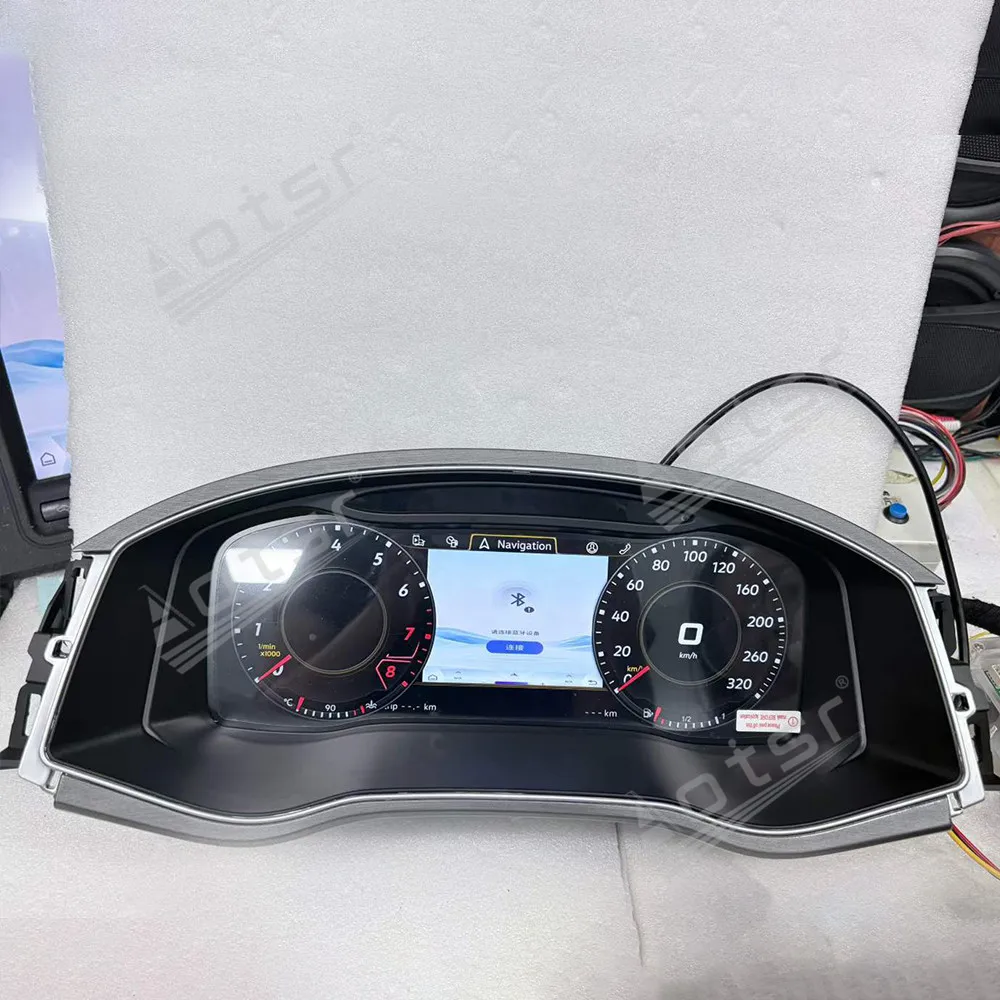 

12.3" Car LCD Digital Cluster For Volkswagen Passat 2016-2018 Dashboard Virtual Cockpit Instrument Auto Speed Meter HD AI Screen