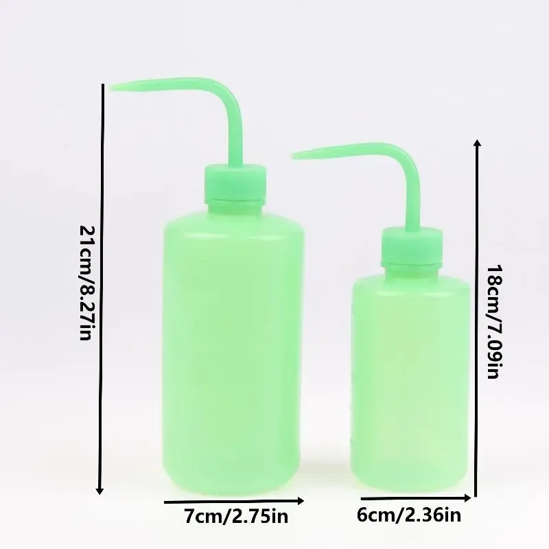 250/500ml Waterproof Eyebrow Remover Bottle Eyelash Cleaning Washing Bottle Curved Spout Cleaner Eyelash Extension Makeup Tool