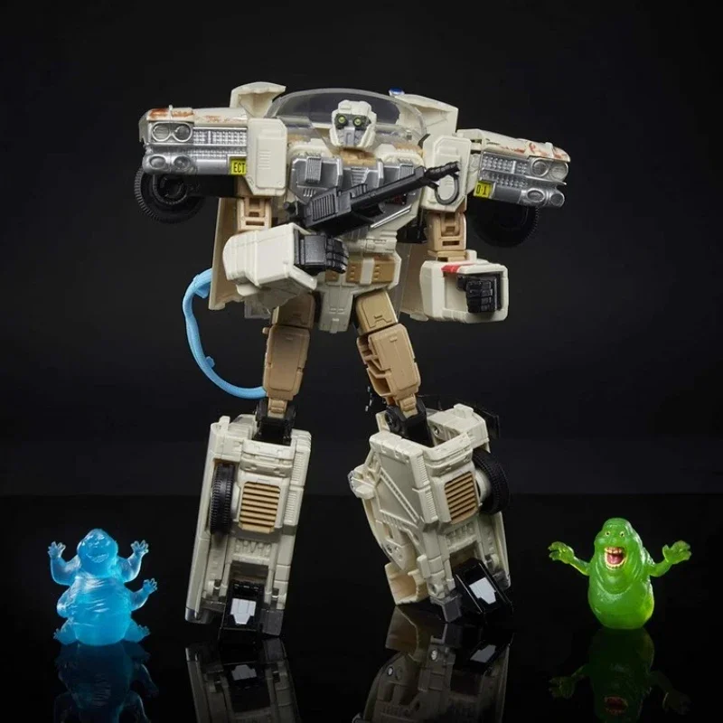 W magazynie Takara tomia transformatory serii G Crossover Ghostbusters pozagrobowi łowcy duchów Robot Anime modele na prezent akcji