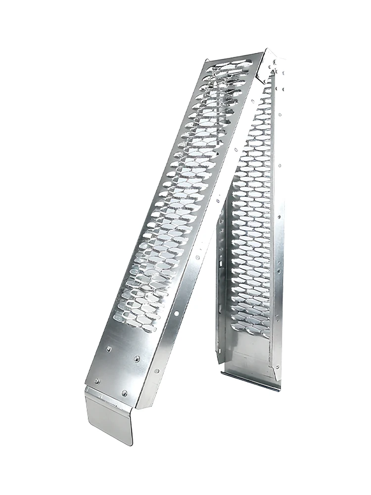KARLION Anti-Slip Folding Ladder Motorcycle Ramp Board Trailer Loading Cargo Transport 260KG Load Capacity