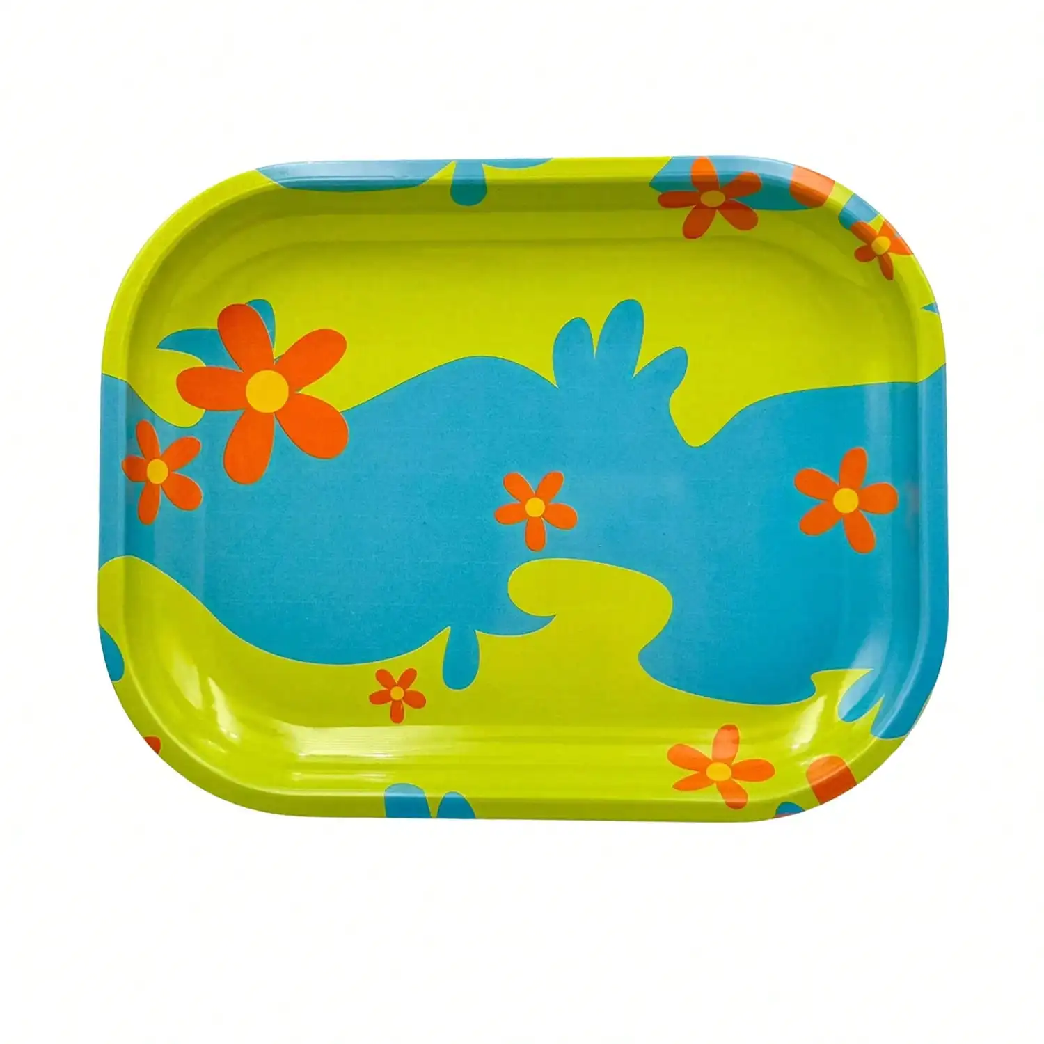 2 قطعة ديزي طاحونة معدنية المتداول صينية مطابقة مجموعة #4