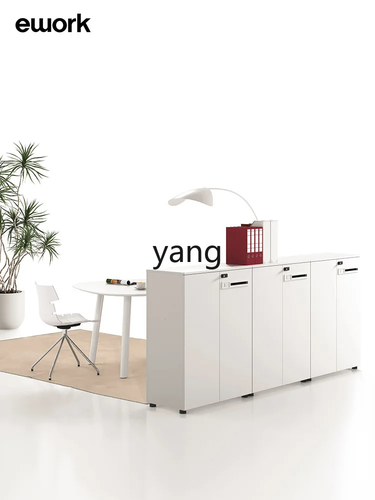 Yjq Office File Low Cabinet Data File Password Lock Locker Simple Combination Office Floor Cabinet