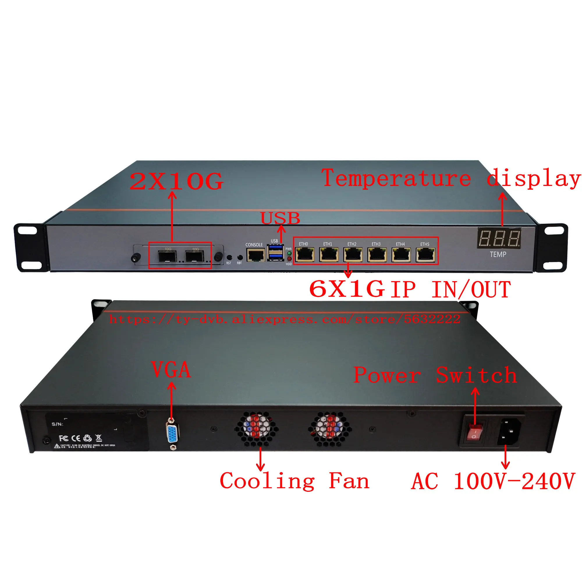 محول بروتوكول خادم بوابة IPTV ، HLS ، RTMP ، SRT ، إلى UDP ، HTTP Multicast إلى Unicast ، وسائط بث IP إلى HLS