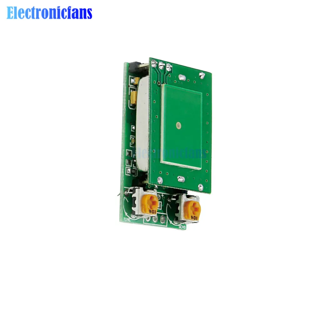 DC5V 24V hfs-dc06 Radar mikrofalowy czujnik indukcyjny moduł 12-18V 8-15V 5.8GHz ISM Waveband Board 5V sygnał wysokiego poziomu wyjście MOS