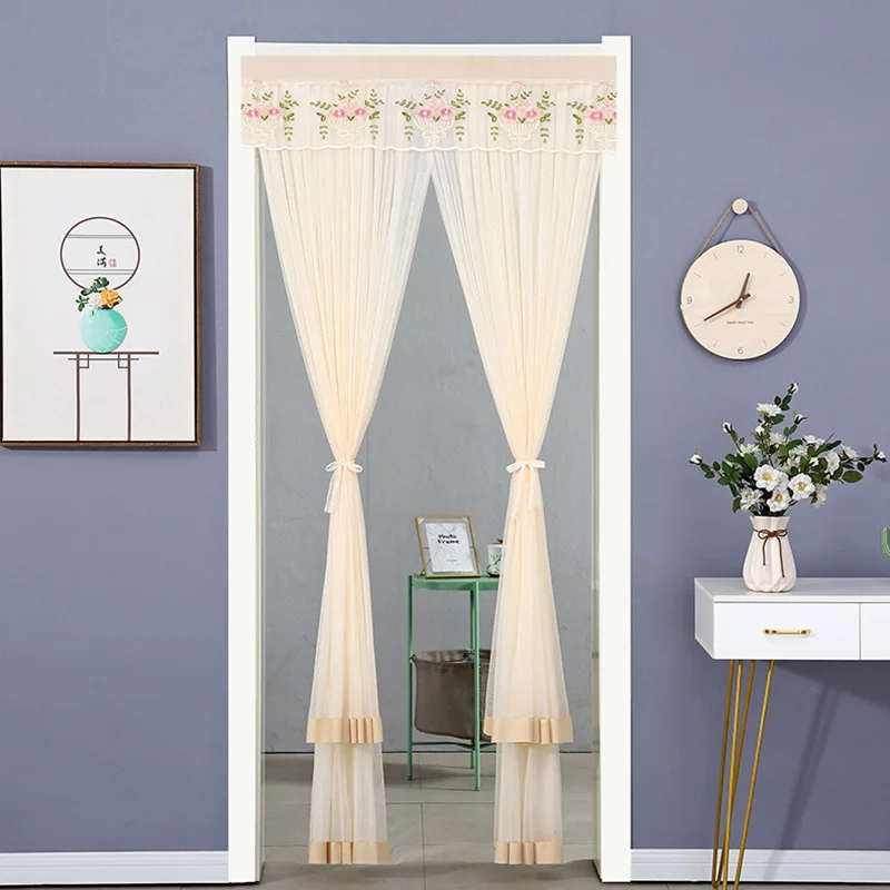 

Сетчатая занавеска на дверь с защитой от комаров, сетчатая штора с насекомыми, для кухни, комнатной гостиной, спальни, домашний декор