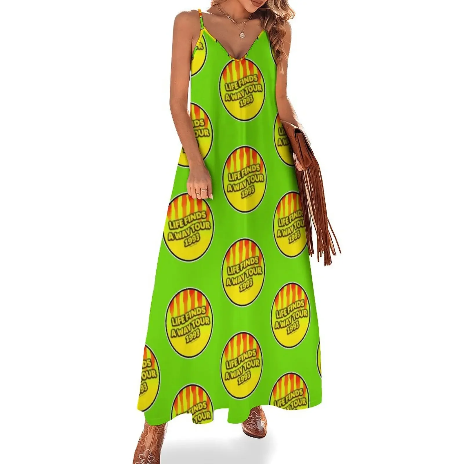 

Jurassic Park - Life Finds A Way Tour 1993 Sleeveless Dress summer dress woman 2025 Cocktail of dresses womens dress