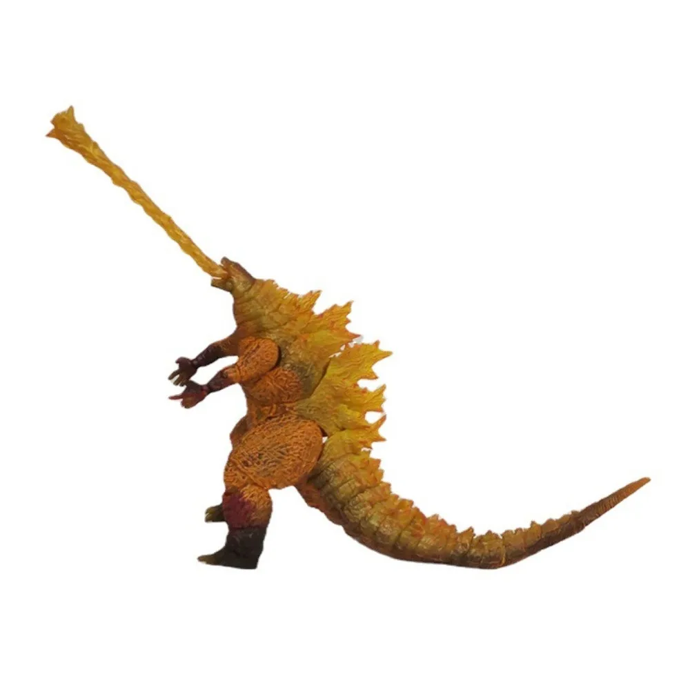 

2019 SHM Movie Burning Godzilla Vs. King Kong Godzilla Monster King Mobile Figurine Model Drop Resistant Ornaments Toy Boy Gifts