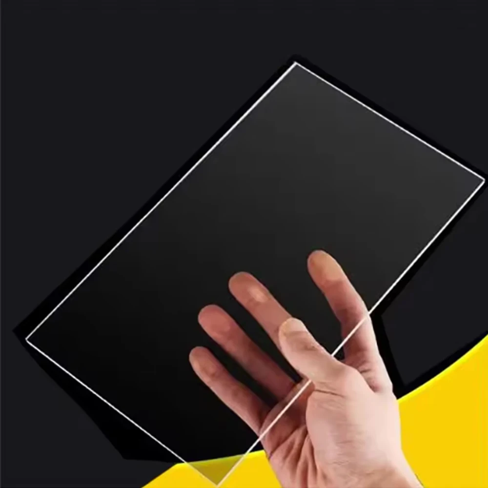 1Pc Thick 5/8mm High Transparent Plastic Board 400x150mm-400x450mm Advertising Decoration DIY Handmade Display Cabinet Partition