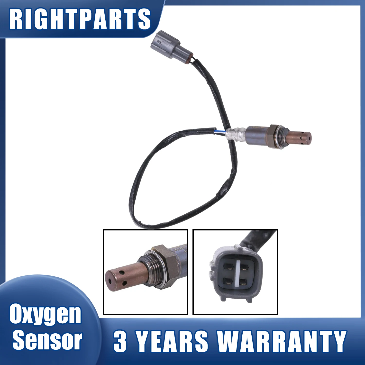 RIGHTPARTS Car O2 Oxygen Sensor 89467-06080 8946706080 For Toyota Camry RAV4 2.0L 2.4L RAV4 ACV30 ACV40 Automotive Sensor Parts