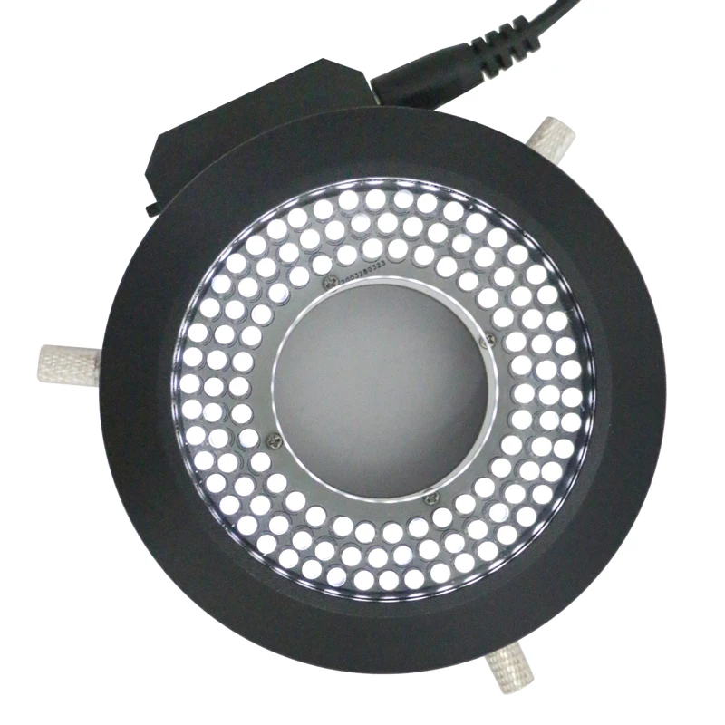 Microscope Illuminator 120pcs LED Ring Lights Diameter 62mm With Polarizer Adjustable Light Source Polarized Lamp Polarized Lens