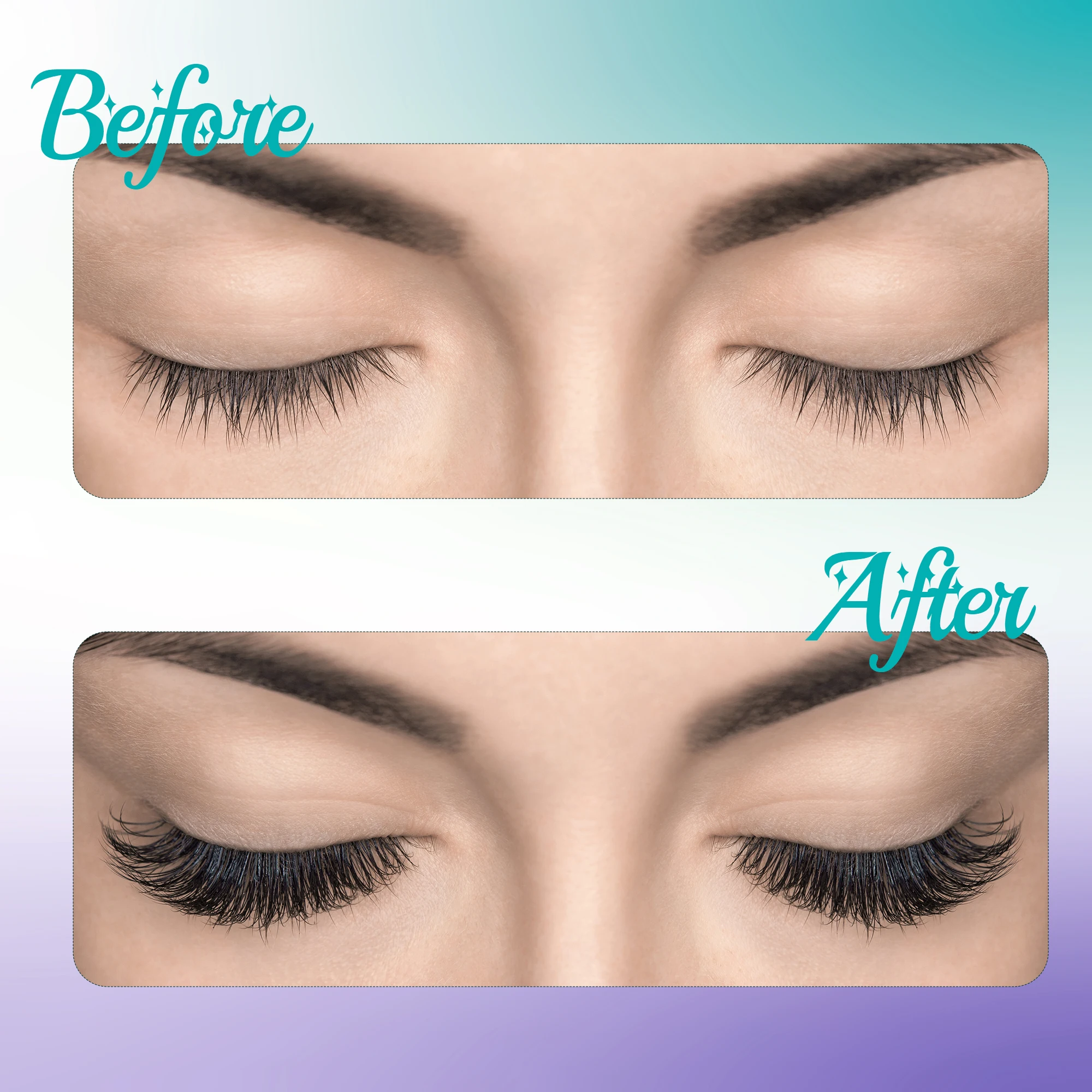 GEMERRY Premade Volume Fan Lashes 3D 5D 6D 10D 16D 20D Eyelash Extension Sharp Narrow Stem Fake Eyelashes Cluster Russian Volume