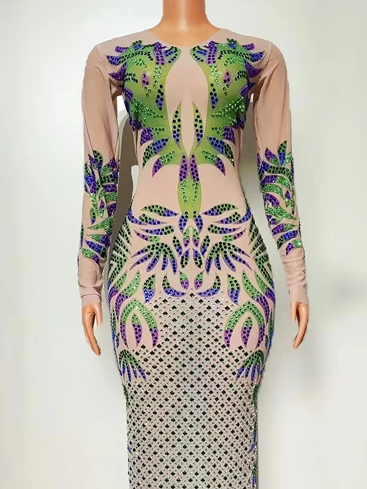 Haute qualité estampage à chaud imprimé élastique hanche étreinte jupe longue 2025 nouvelle mode personnalisé vêtements pour femmes