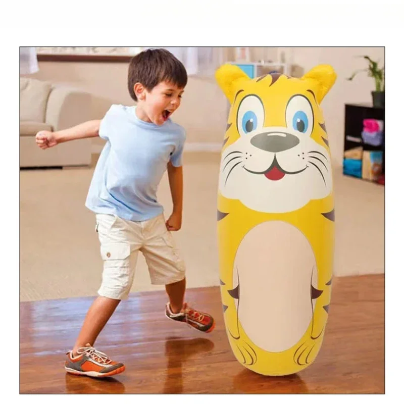 Children's Sports Toy Inflatable Toys Doll Animal Punching Sandbag Boxing Training Tumbler Bags Exercise Toy Social Sport Games