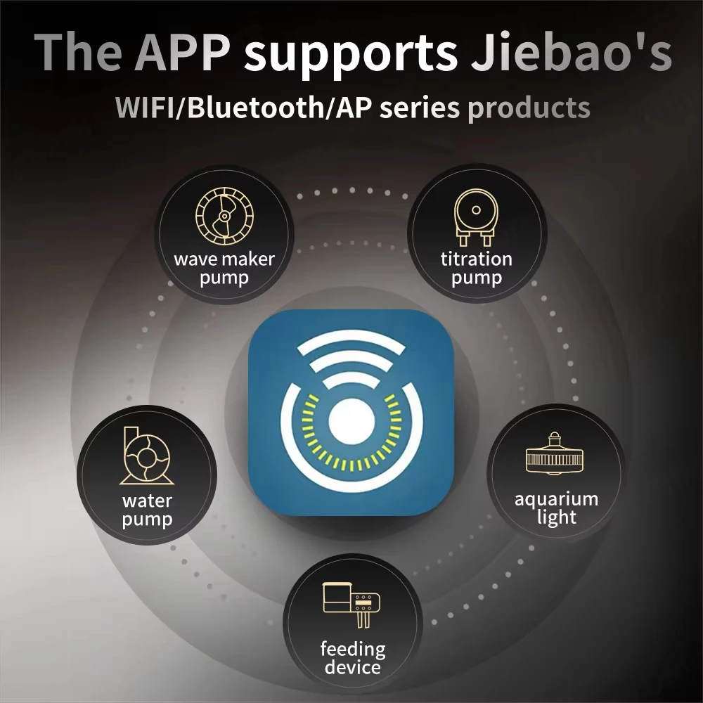 Jebao WiFi Auto Dosing Pump 3.1 3.4 , Automatic Marine Reef Doser with 12V 3W 9W, Programmable Liquid Doser for Aquarium Wa - view 3