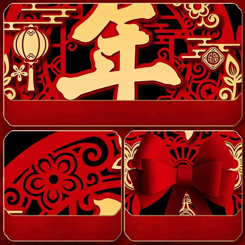 

Красный классический подвесной кулон с кисточками, украшение для окна и двери, праздничный большой кулон, красный декор, украшение к Китайскому Новому году