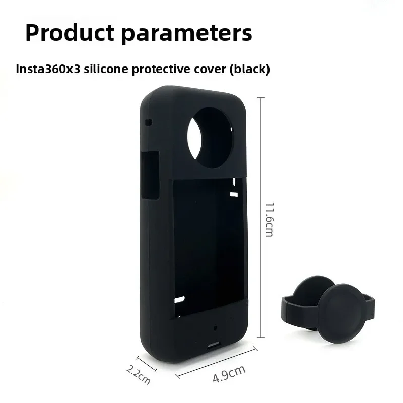 

For Insta360 ONE X2 / X3 Top Tier Silicone Case Waterproof Dustproof & Shock Absorbing Complete Protection For Your Camera