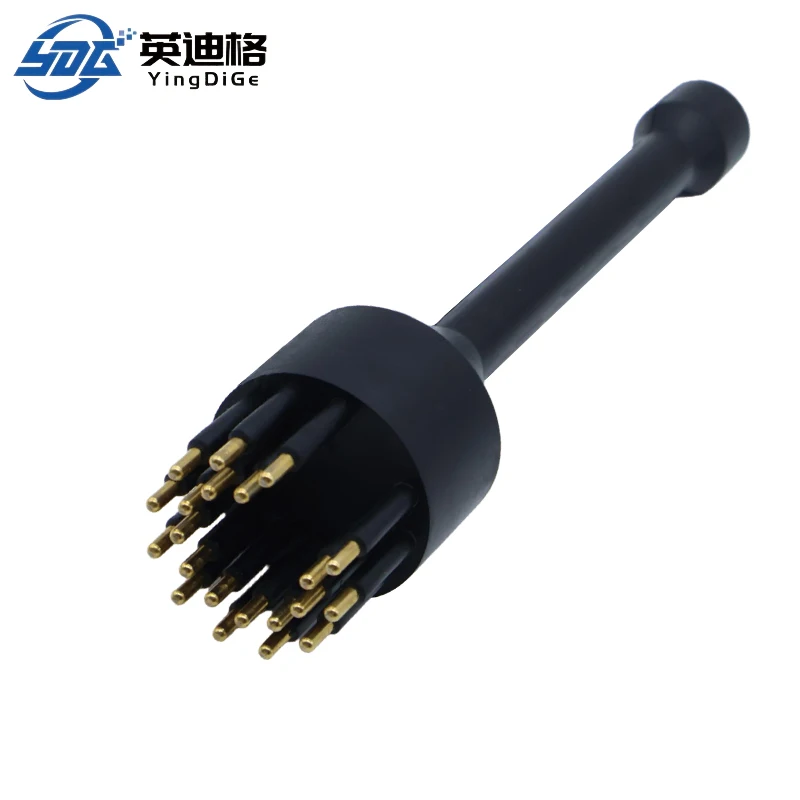YingDiGe High-current Deep Sea Underwater Connector Waterproof Plug 8 Pin Male Blank Plug IP68 Standard Titanium Alloy Stainless