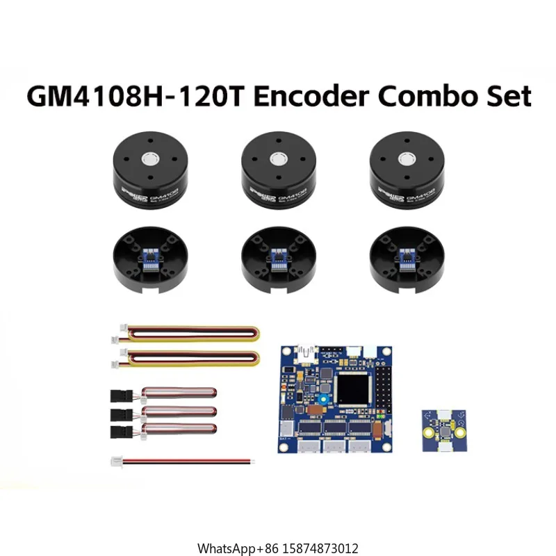 

Iflight Ipower AlexMos32BIT Extended BGC with GM4108H-120T GM4108 Brushless Mo tor AS5048A Encoder Combo Set For Ae rial photo