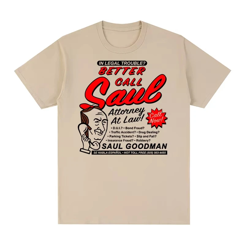 Better Call Saul Vintage T-shirt Heisenberg Breaking Bad Missing Sign Clothes Cotton Men T Shirt New TEE TSHIRT Womens Tops