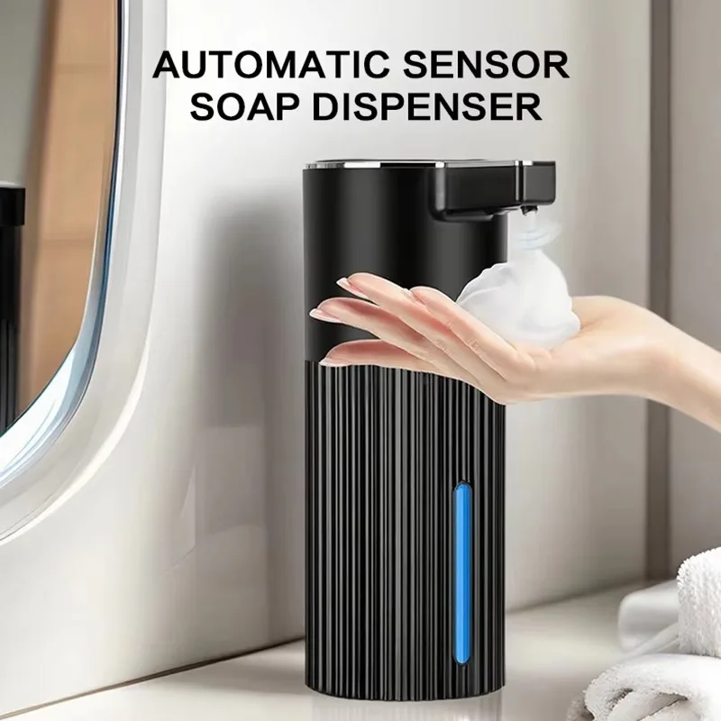 رائجة البيع 400 مللي USB قابلة للشحن الكهربائية الأيدي الحرة رغوة موزع الصابون Touchless التلقائي الاستشعار موزع الصابون #2